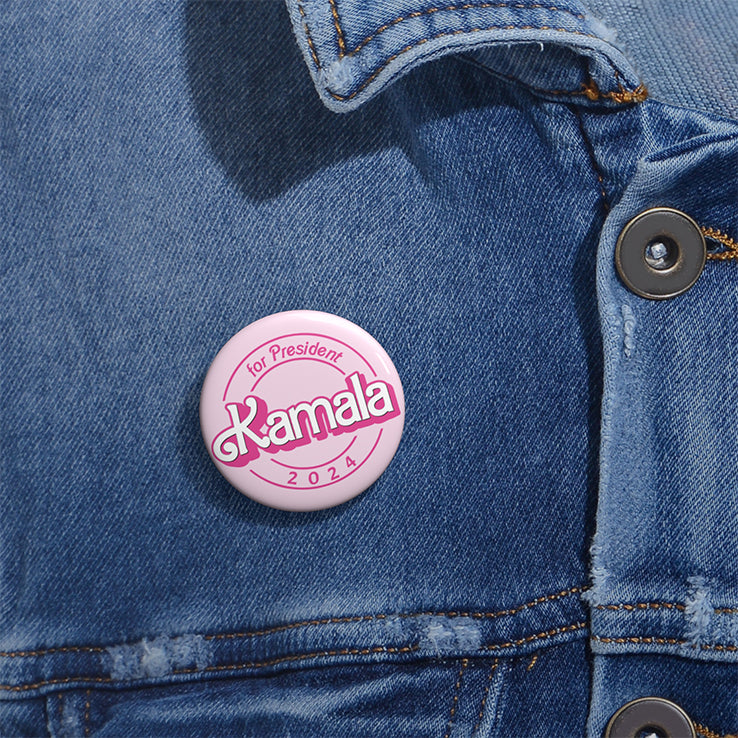 For President Kamala Harris 2024 Custom Pin Button