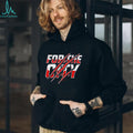 For The City Claw Scratch Red and White Graphic T Shirt