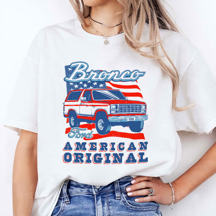 Ford Bronco American Original T Shirt