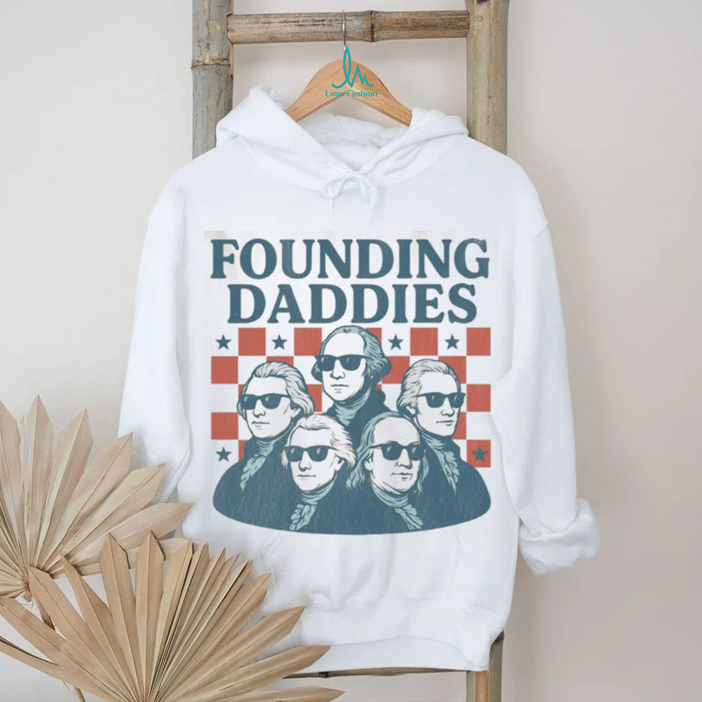 Founding Daddies American Presidents Sunglasses Vintage Style Shirt