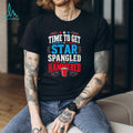 Fourth of July Time To Get Star Spangled Hammered Party Solo Cup Patriotic T Shirt