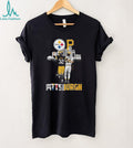 Franco Harris and Roberto Clemente Legends Heaven Skyline T Shirt