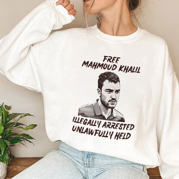 Free Mahmoud Khalil Illegally Arrested Unlawfully Held T Shirt
