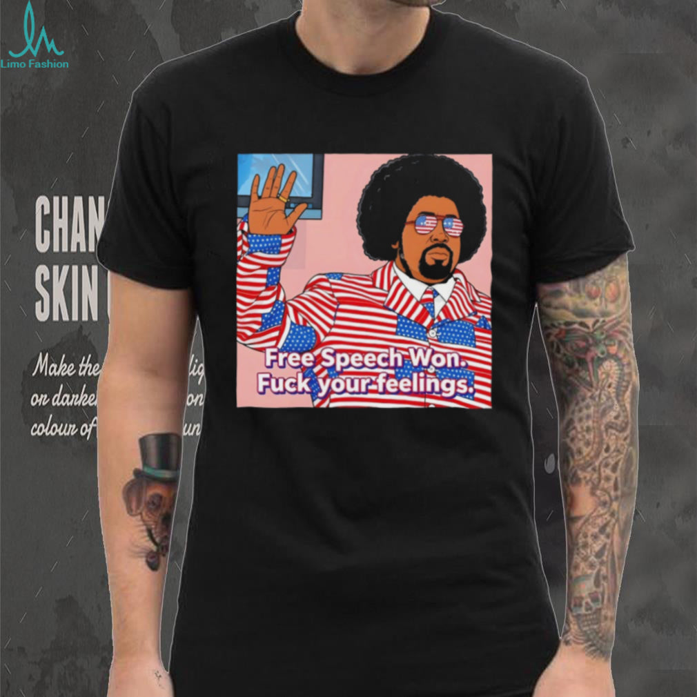 Free Speech Won Fuck Your Feelings Patriotic Sunglasses T Shirt