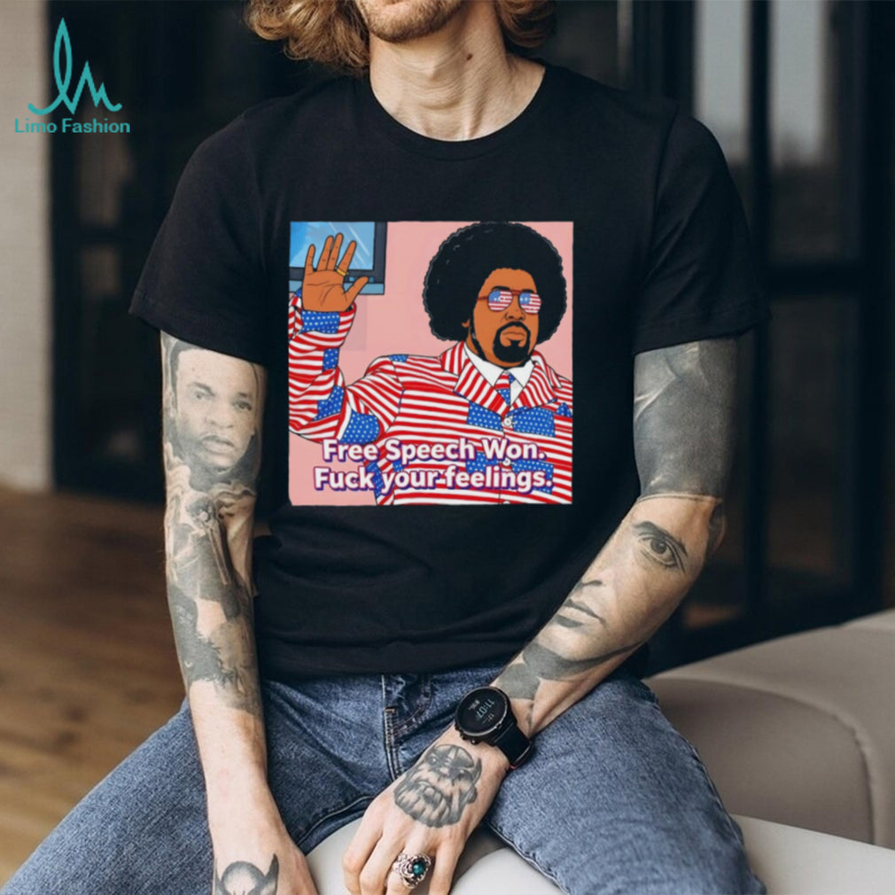 Free Speech Won Fuck Your Feelings Patriotic Sunglasses T Shirt
