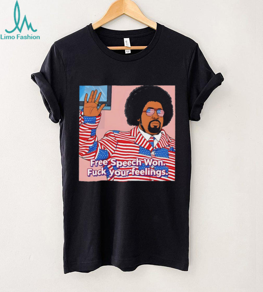 Free Speech Won Fuck Your Feelings Patriotic Sunglasses T Shirt