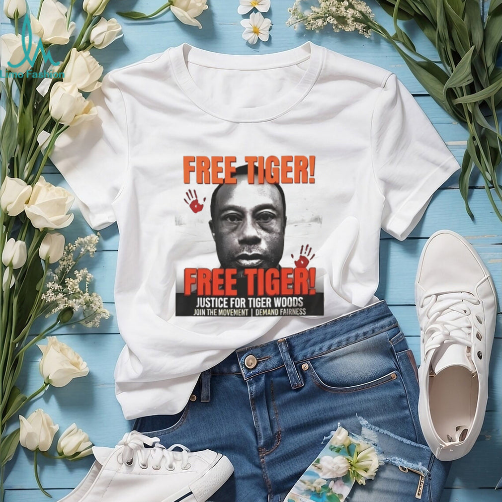 Free Tiger Justice For Tiger Woods Golf Movement T Shirt