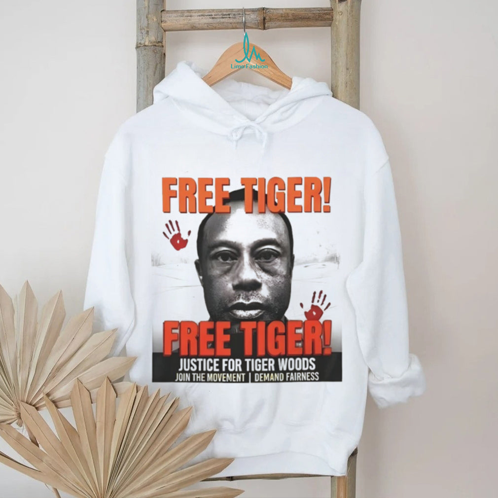 Free Tiger Justice For Tiger Woods Golf Movement T Shirt