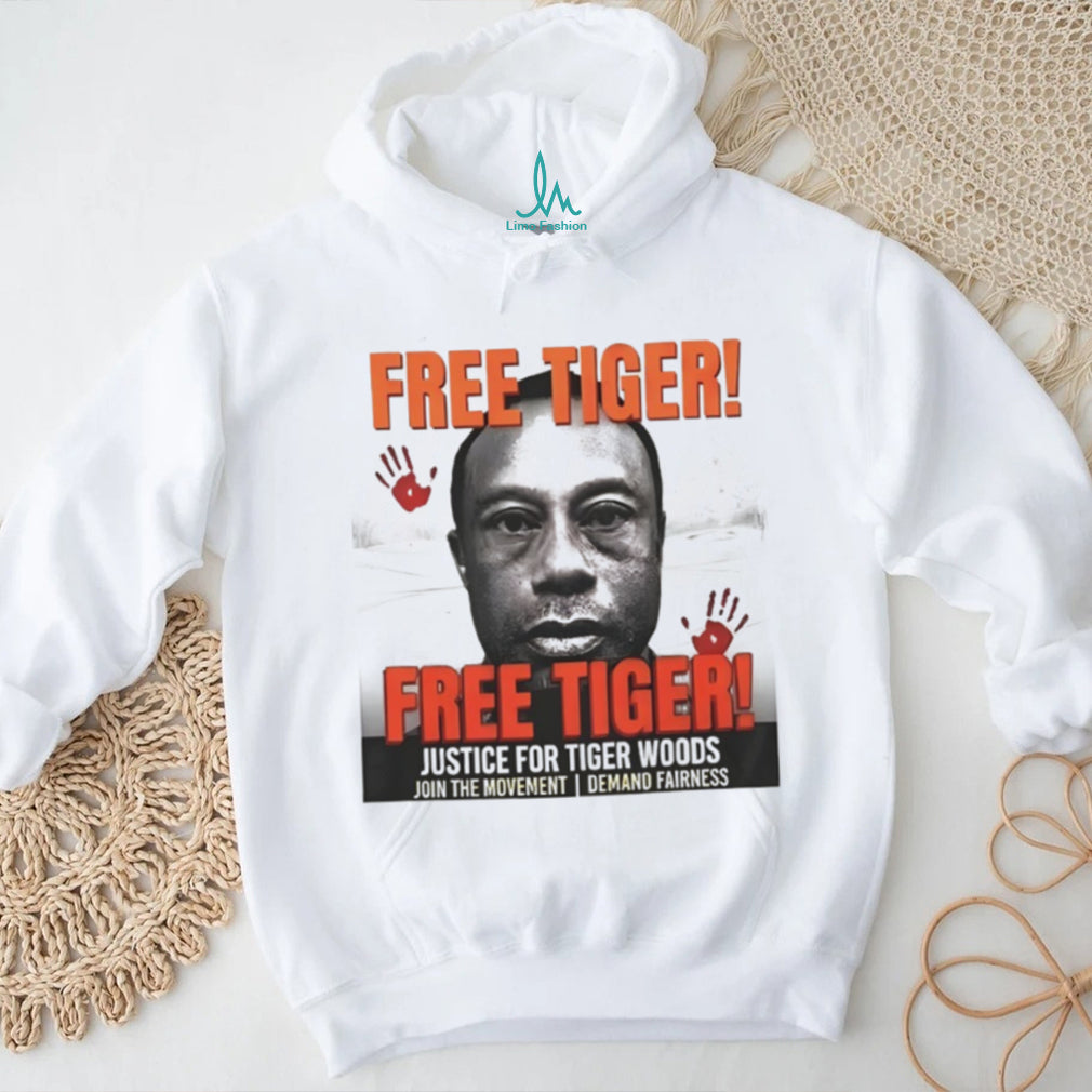 Free Tiger Justice For Tiger Woods Golf Movement T Shirt