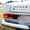 Freedom RIP Charlie Kirk Car Magnet