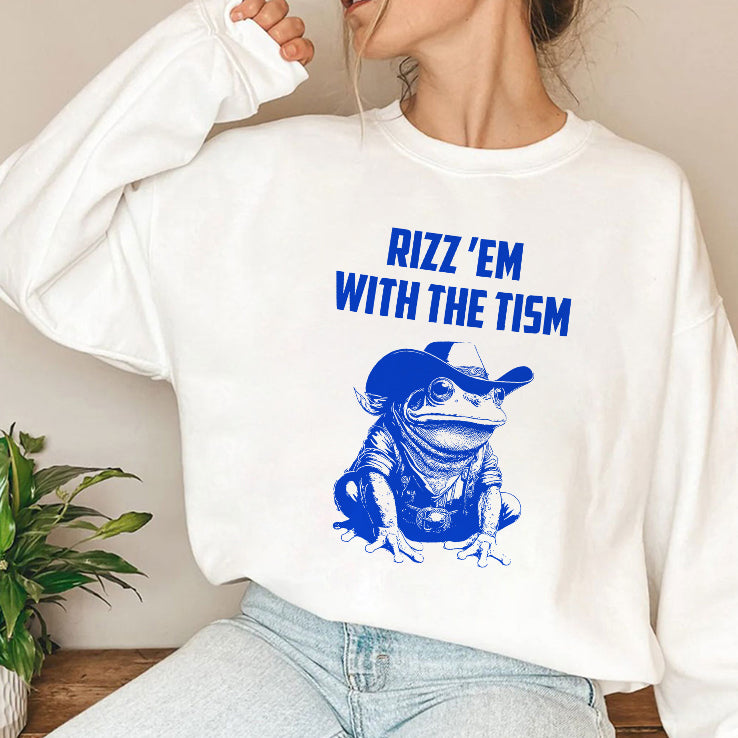 Frog Rizz ‘Em With the ‘Tism Shirt