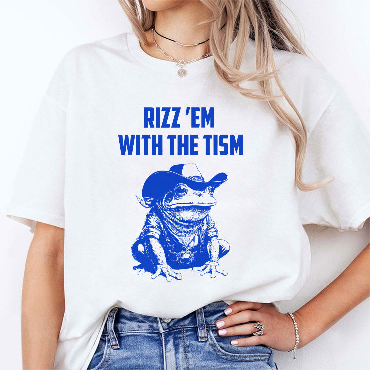 Frog Rizz ‘Em With the ‘Tism Shirt
