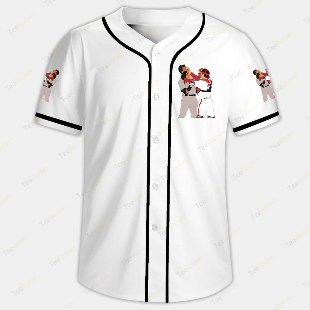 Jason Varitek Alex Rodriguez Brawl Jersey