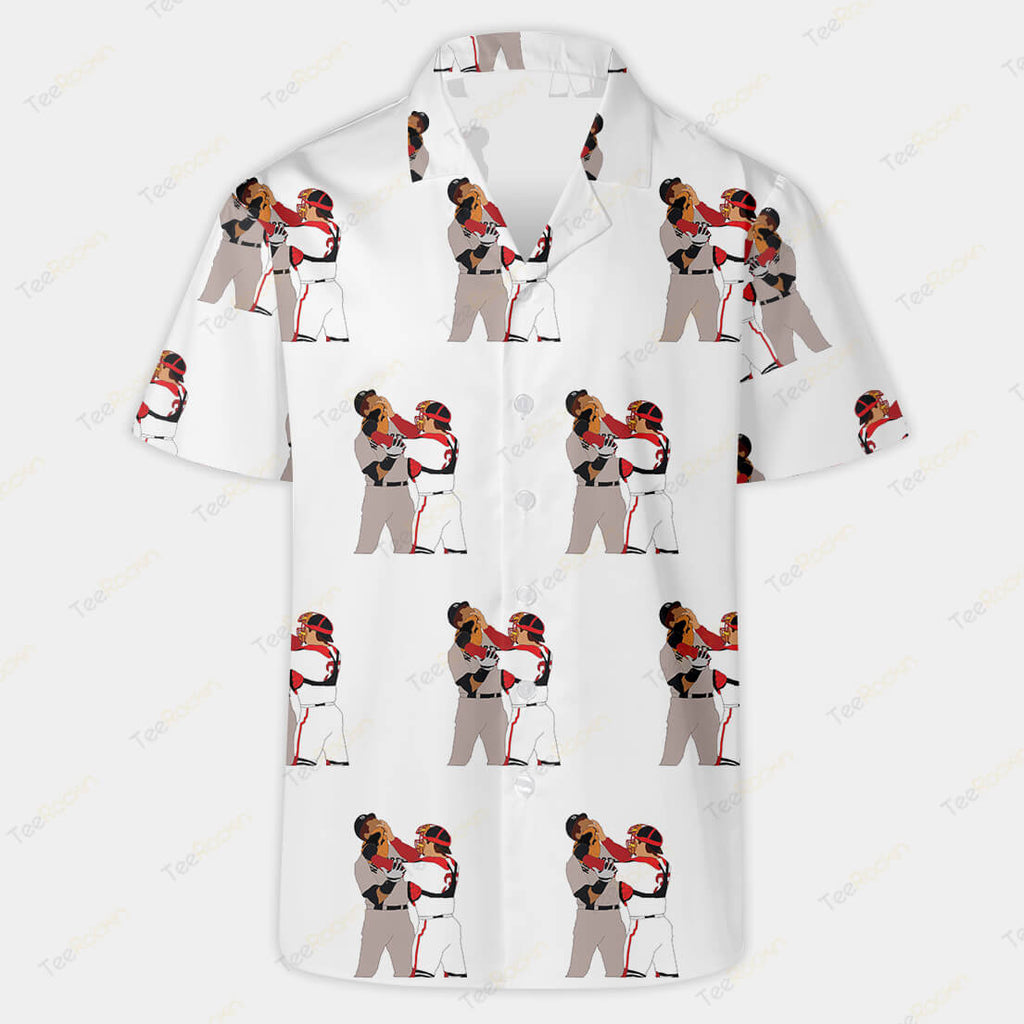 Jason Varitek Alex Rodriguez Brawl Hawaiian Shirt
