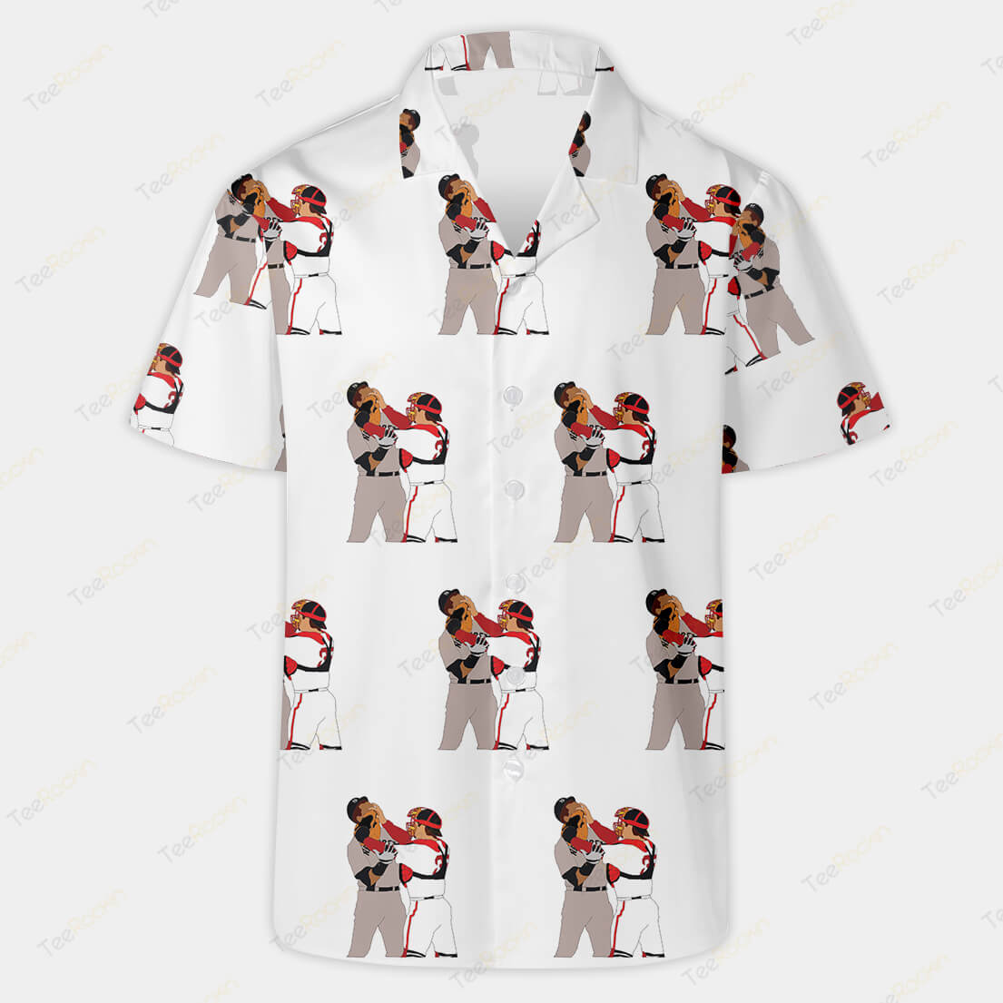 Jason Varitek Alex Rodriguez Brawl Hawaiian Shirt