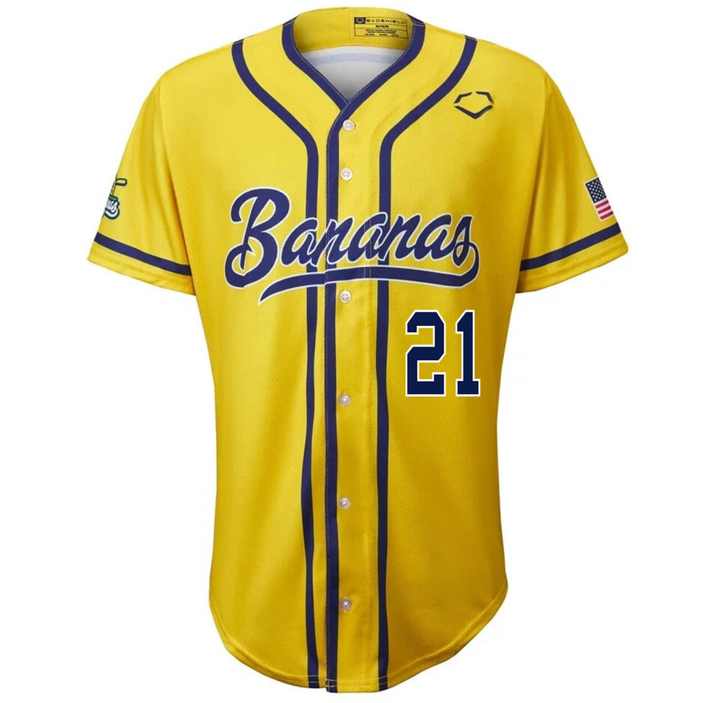 Tyson Ritter Bananas Evoshield Baseball Jersey