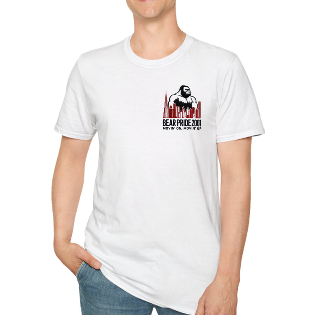 [Front+Back] Bear Pride 2001 Movin’ On Movin’ Up Shirt