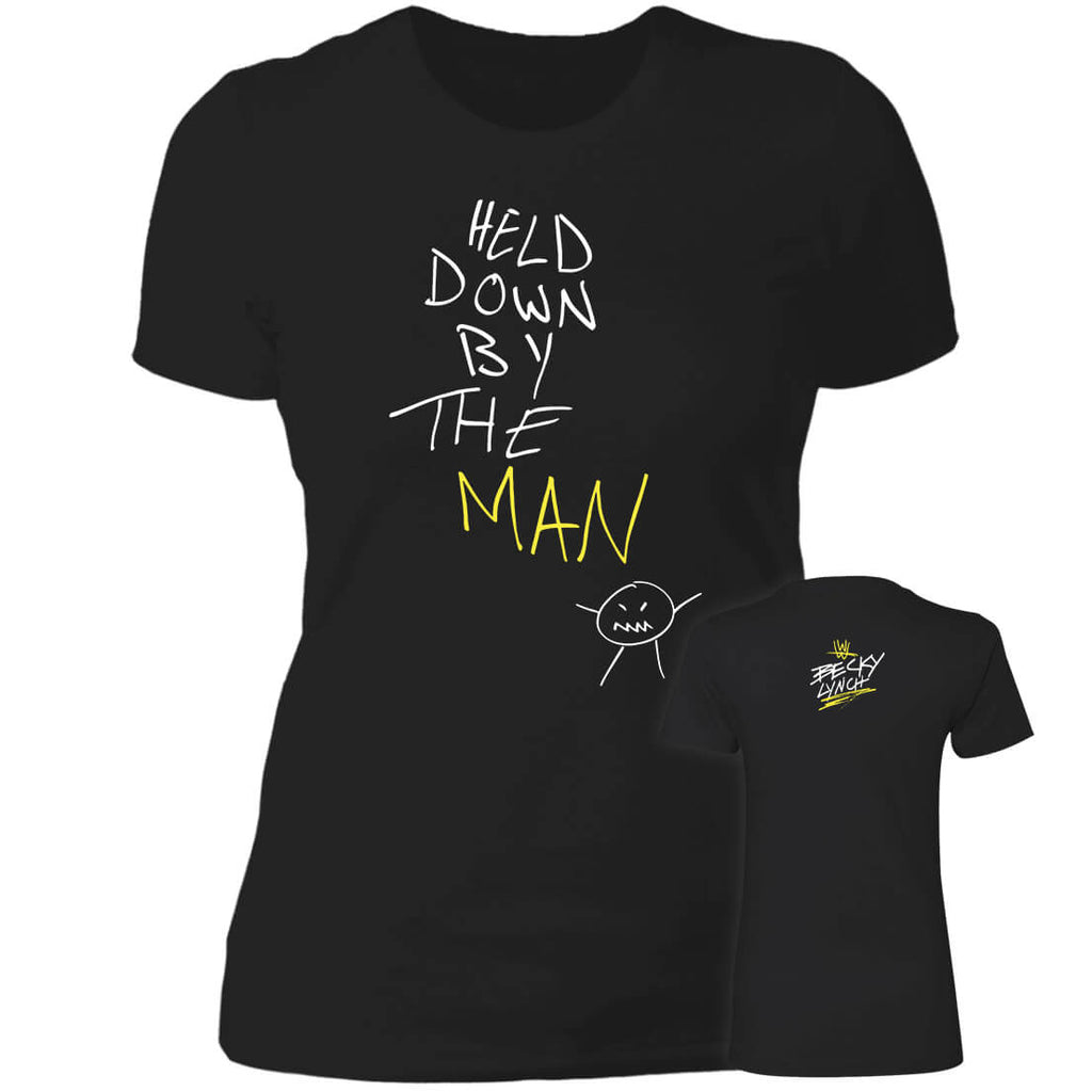[Front+Back] Becky Lynch Held Down By The Man Shirt