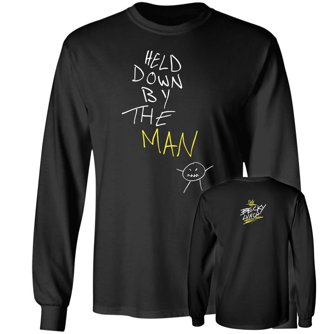 [Front+Back] Becky Lynch Held Down By The Man Shirt