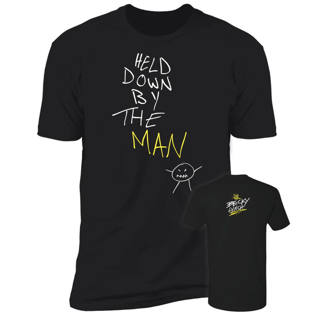 [Front+Back] Becky Lynch Held Down By The Man Shirt