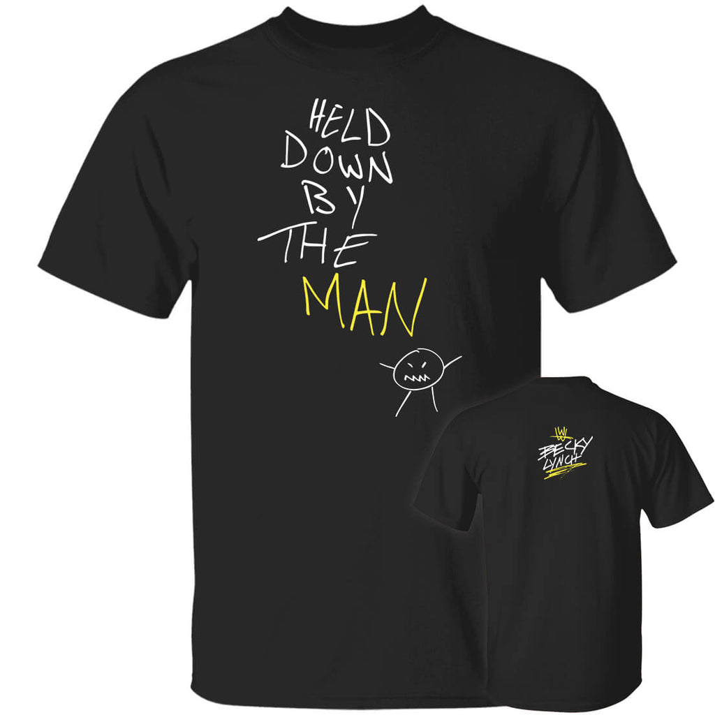 [Front+Back] Becky Lynch Held Down By The Man Shirt