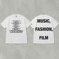 [Front+Back] Charli Music Fashion Film Shirt