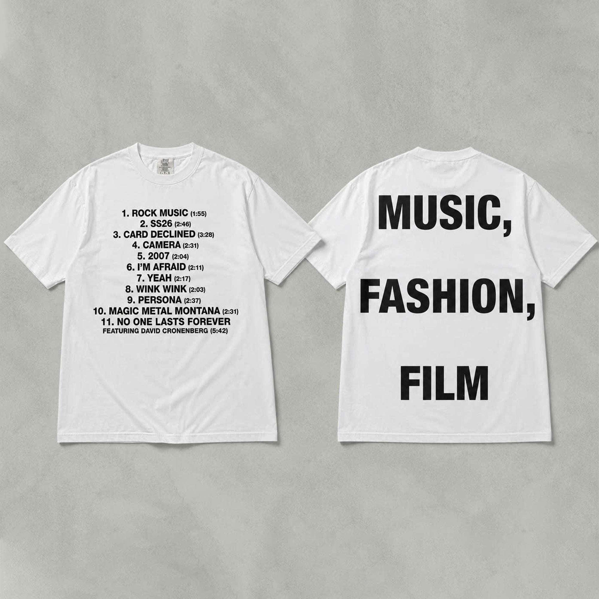 [Front+Back] Charli Music Fashion Film Shirt