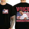 [Front+Back] Charlie Kirk American Hero Voice Of A Generation Shirt