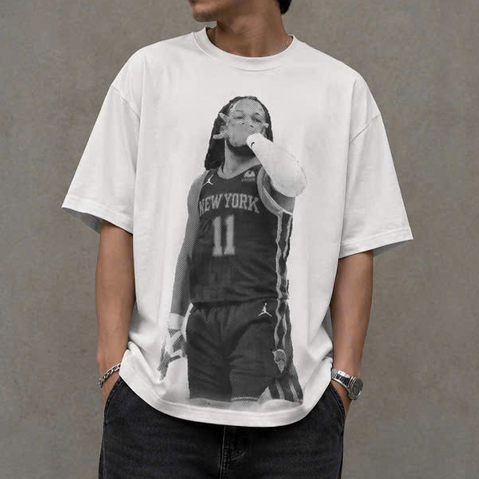[Front+Back] Everyone Is Better Than Jalen Brunson Shirt