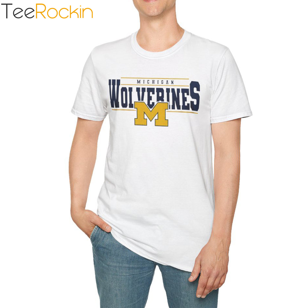 [Front+Back] Michigan Wolverines Firefighter Flag USA Shirt