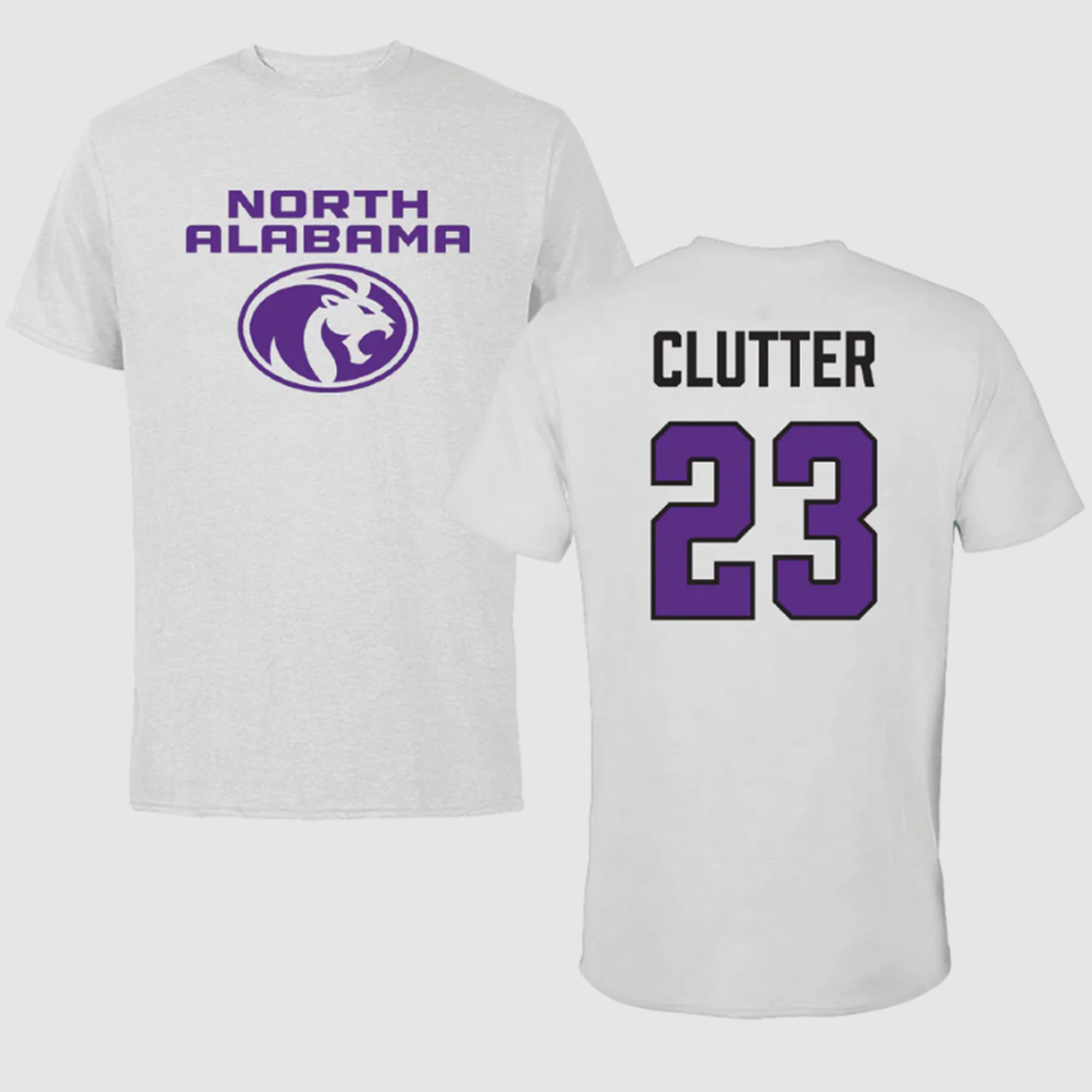 [Front+Back] North Alabama Lions Alyssa Clutter Shirt