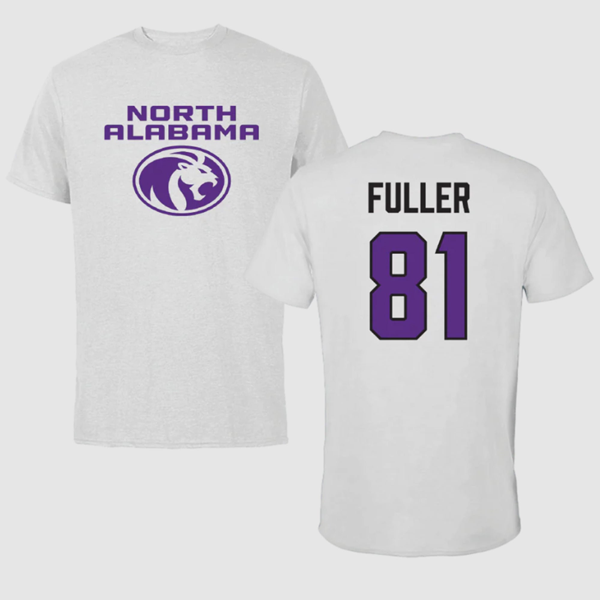 [Front+Back] North Alabama Lions Noah Fuller Shirt