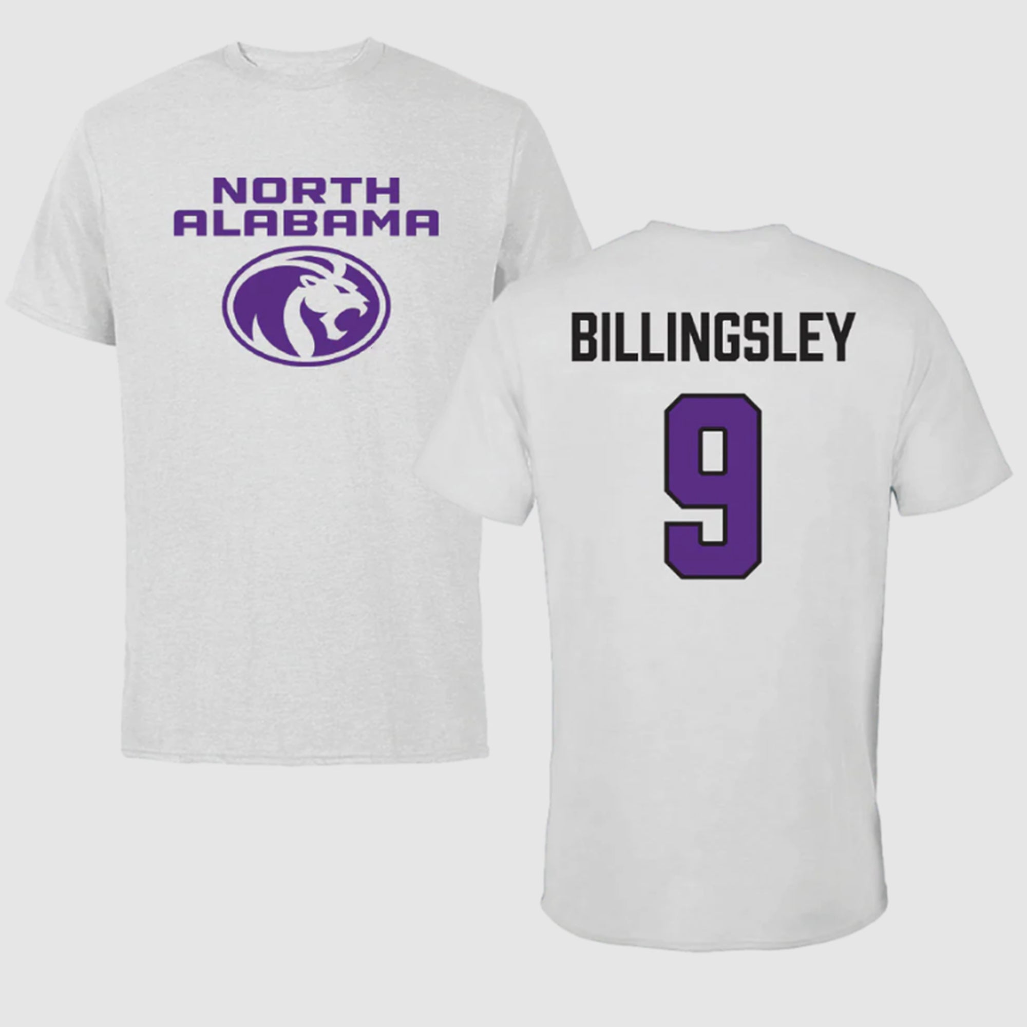 [Front+Back] North Alabama Lions Ryker Billingsley Shirt