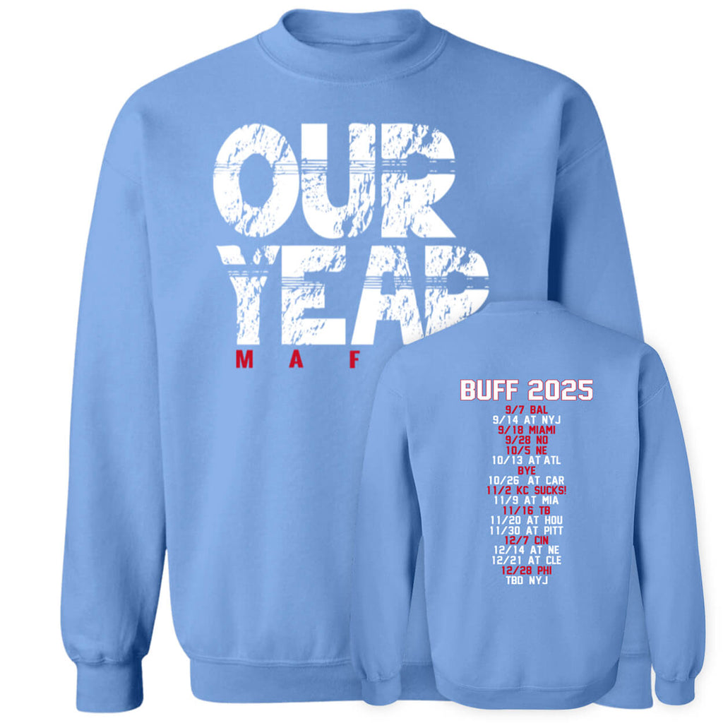 [Front+Back] Our Year KC Sucks Buff 2025 Shirt