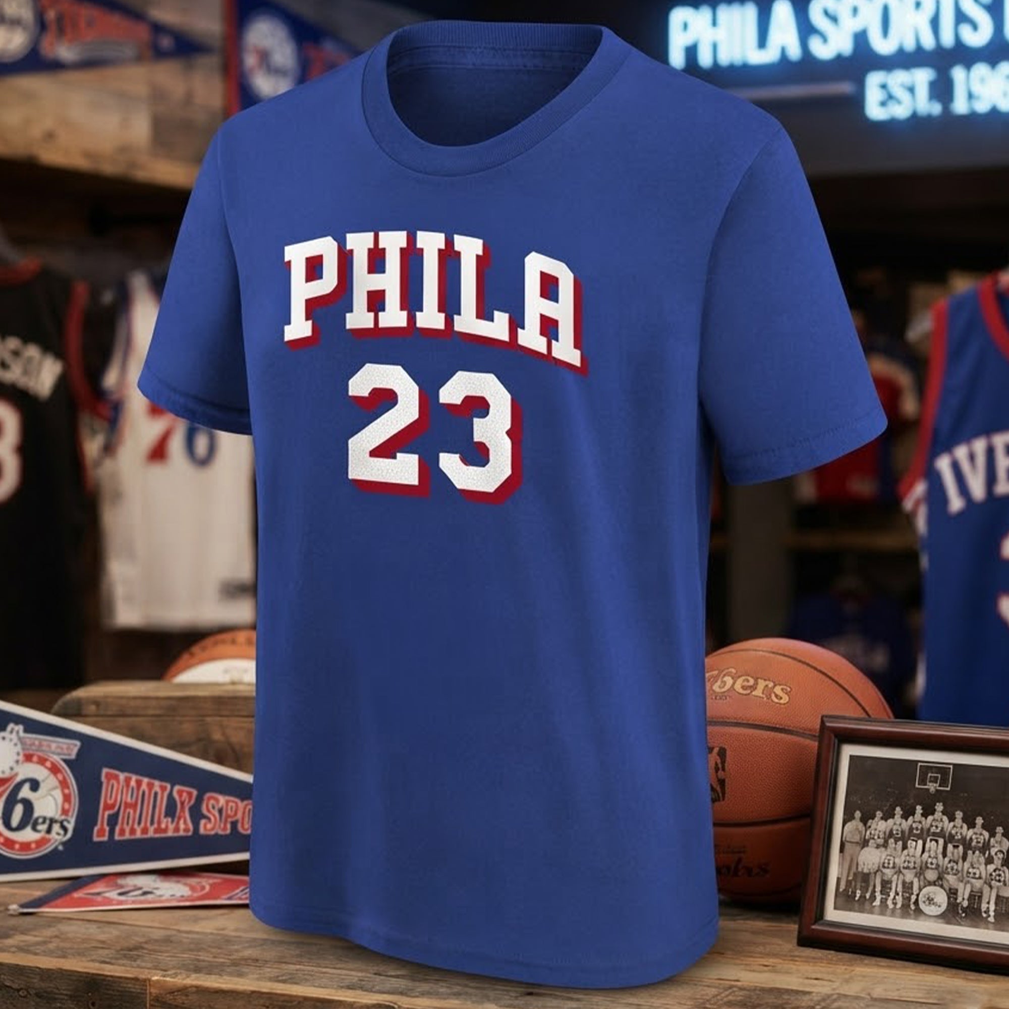 [Front+Back] Phila 23 James Shirt