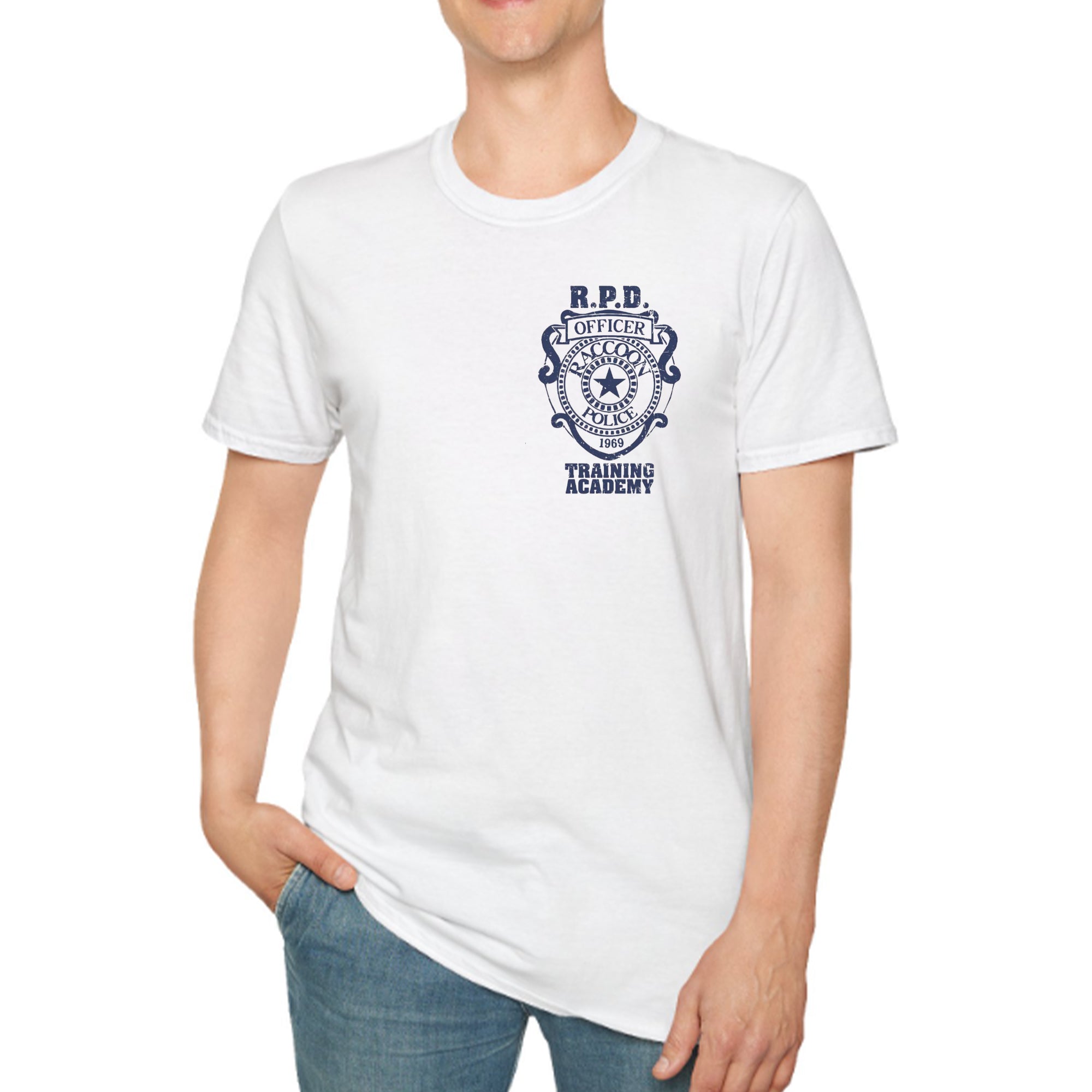 [Front+Back] Raccoon City Police 1969 RPD Training Academy Shirt