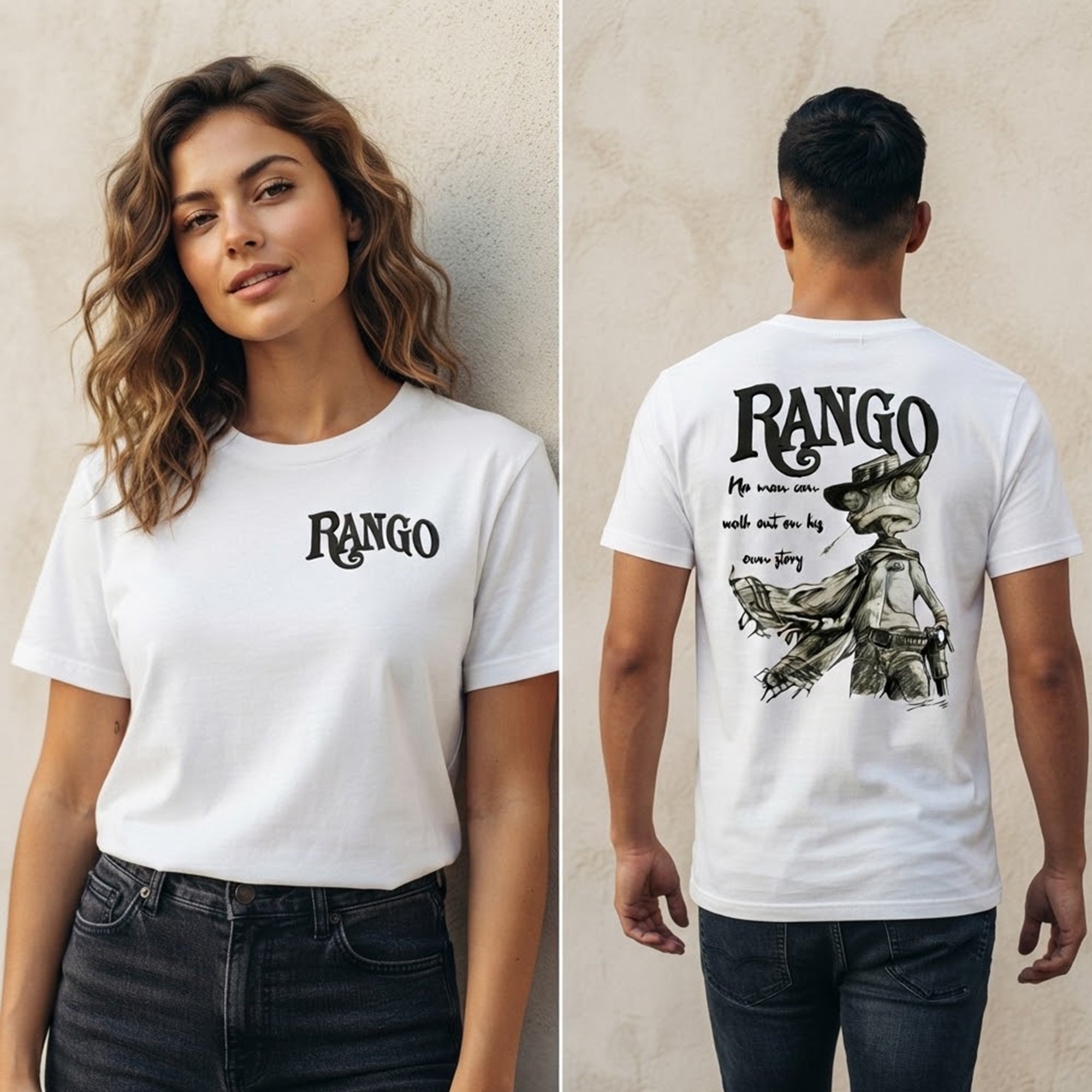 [Front+Back] Rango Inspired Cowboy Shirt