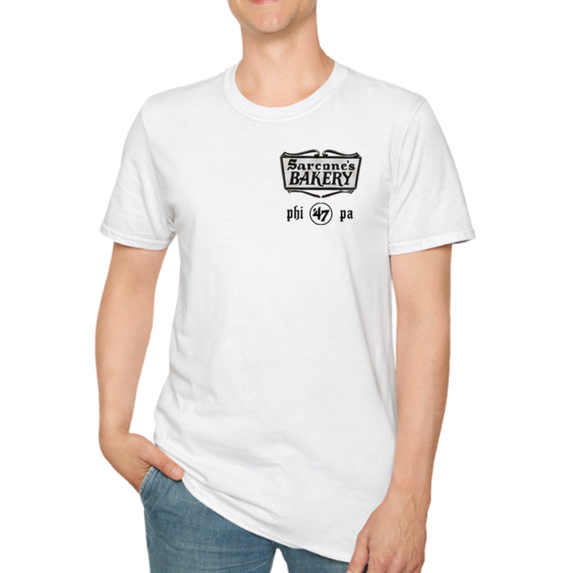 [Front+Back] Sarcone’s Bakery It’s All About The Bread Shirt