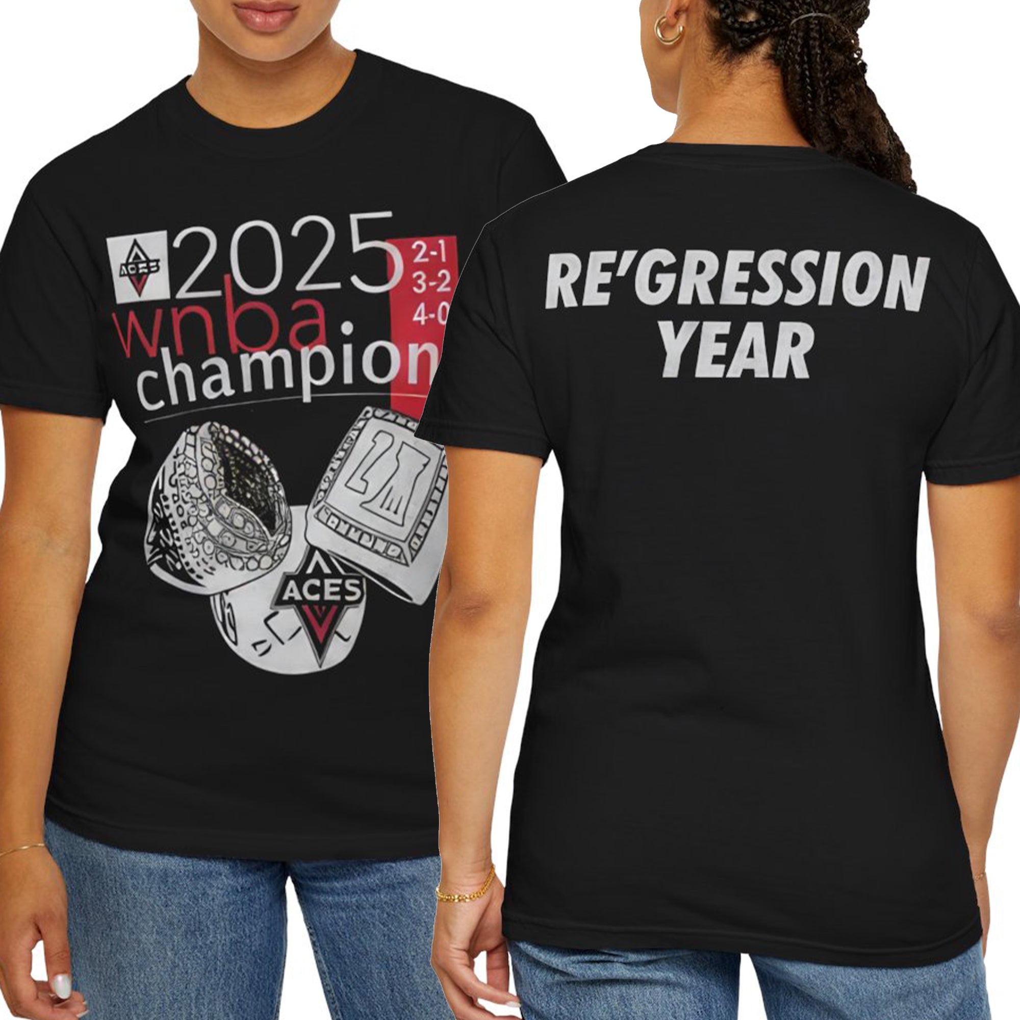 [Front+Back] Wilson Aces 2025 Champions Re’gression Year Shirt
