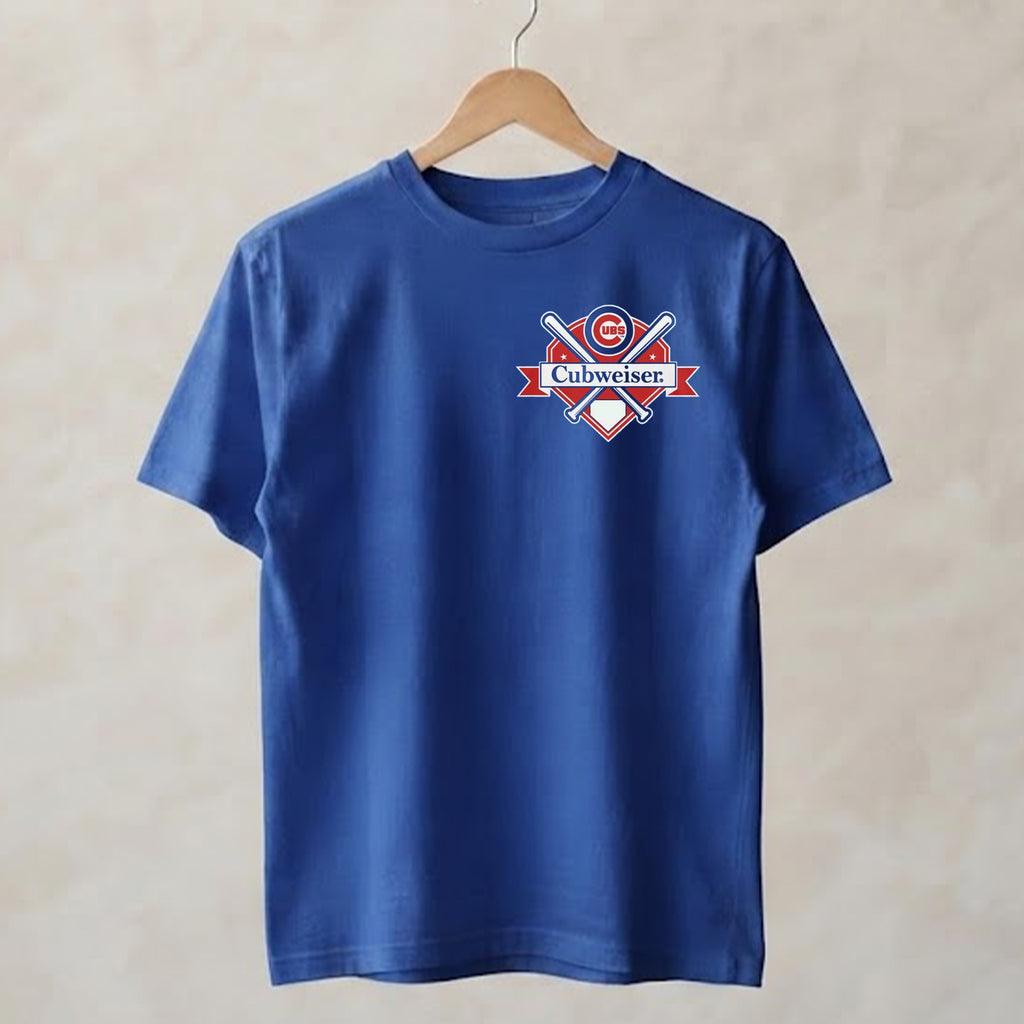 [Front+Back] Wrigley Field Cubweiser King Of Baseball Shirt