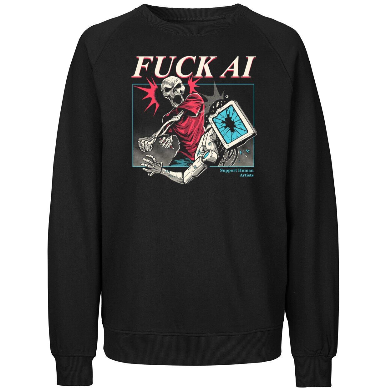 Fuck Ai Support Human Artists Shirt