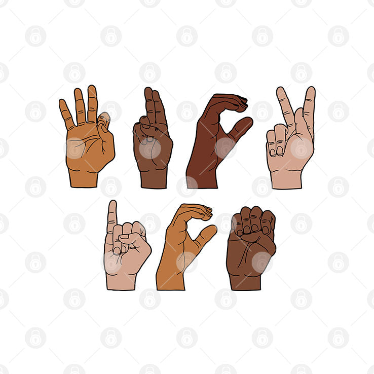 Fuck ICE Hand Sign Language T Shirt