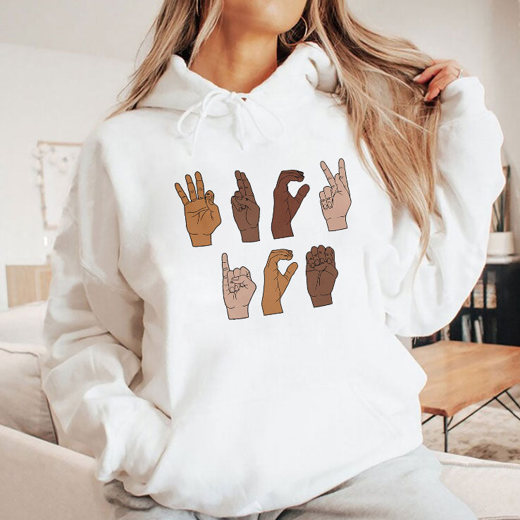 Fuck ICE Hand Sign Language T Shirt