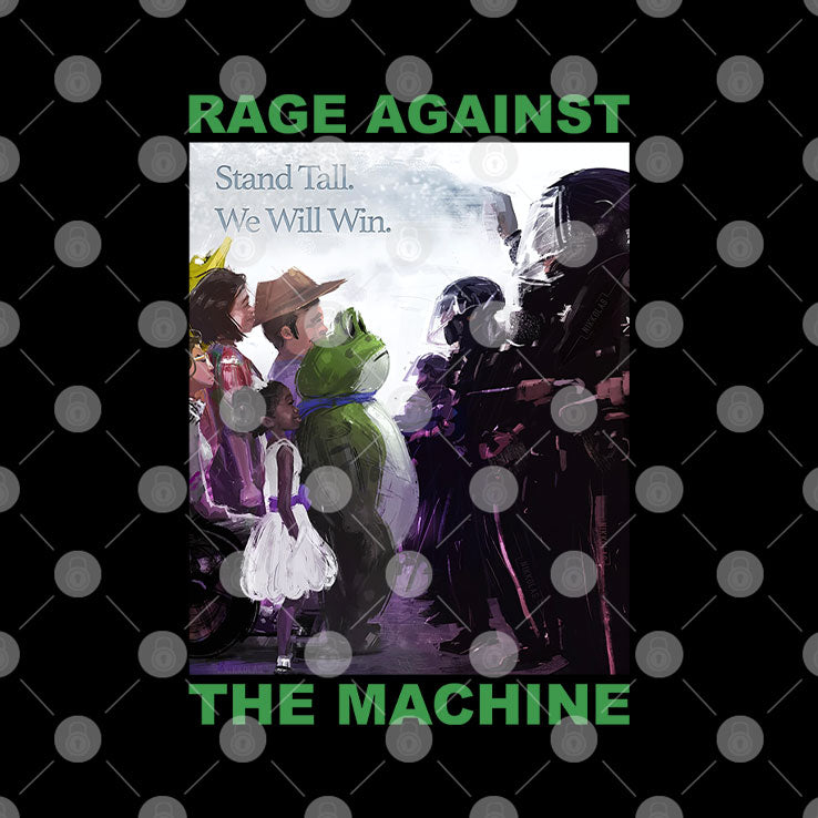 Fuck ICE Rage Against The Machine Portland Frog Shirt