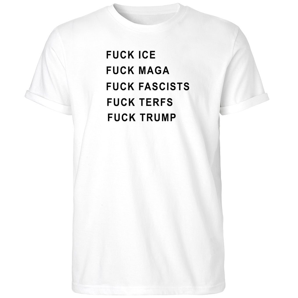 Fuck Ice Fuck Maga Fuck Fascists Fuck Terfs Fuck Trump Hudson Williams Shirt