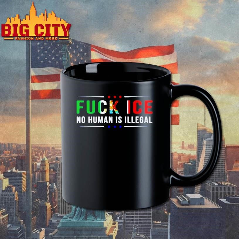 Fuck Ice No Human Is Illegal Mexico Flag Shirt