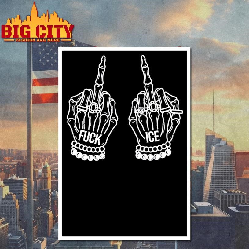 Fuck Ice Skull Shirt