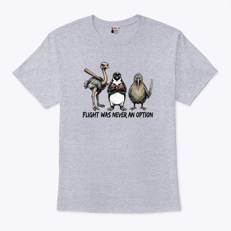 Funny Birds Squad Vintage Flight Was Never An Option T Shirt