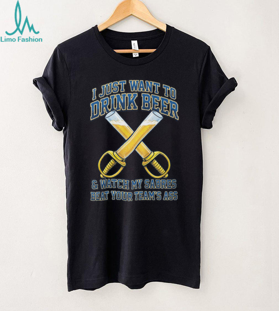 Funny Buffalo Sabres Beer Sabers Hockey Fan Trash Talk T Shirt