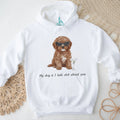 Funny Cockapoo Dog With Martini Sunglasses Sassy Quote Tee